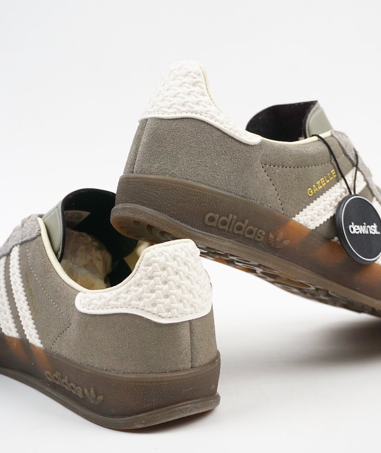 WMNs Gazelle Indoor Dark Grey White