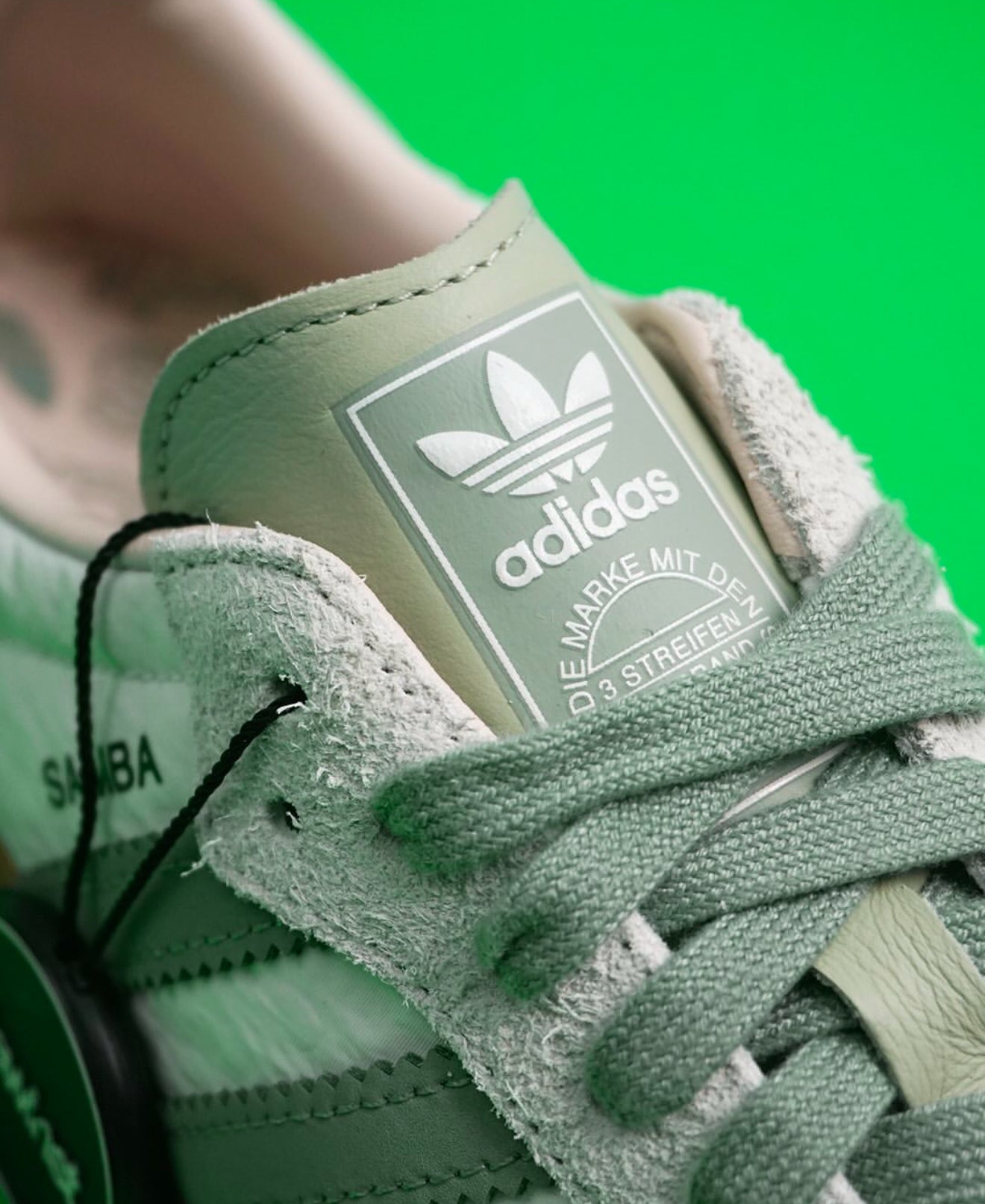 Samba OG White Silver Green