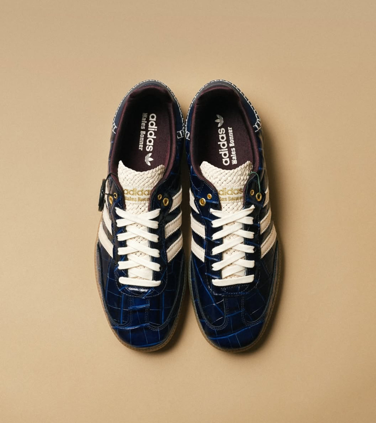 Samba Wales Bonner Navy Croc