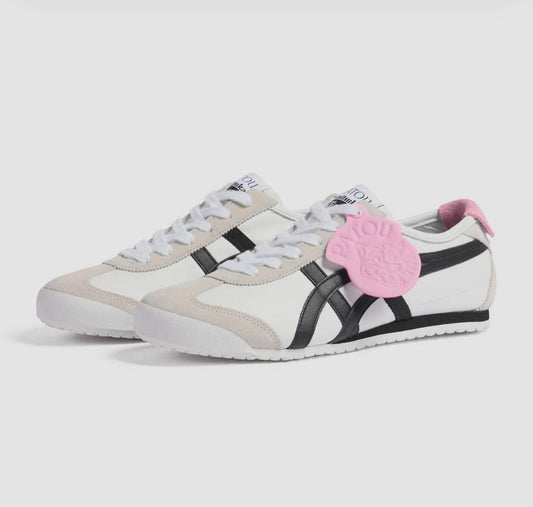 WMNs Patou x Onitsuka Tiger Mexico 66 White Black Pink