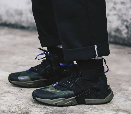 Air Huarache Gripp Black Olive Canvas