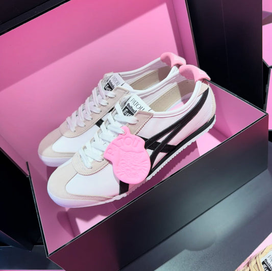 WMNs Patou x Onitsuka Tiger Mexico 66 White Black Pink
