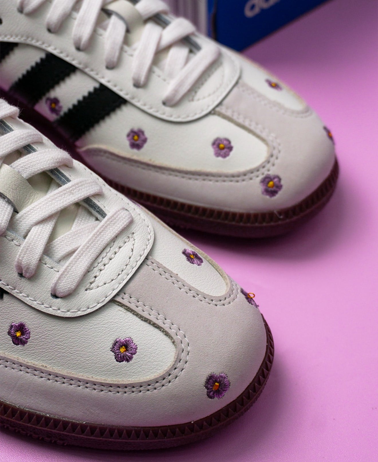 WMNs Samba Light Purple Floral
