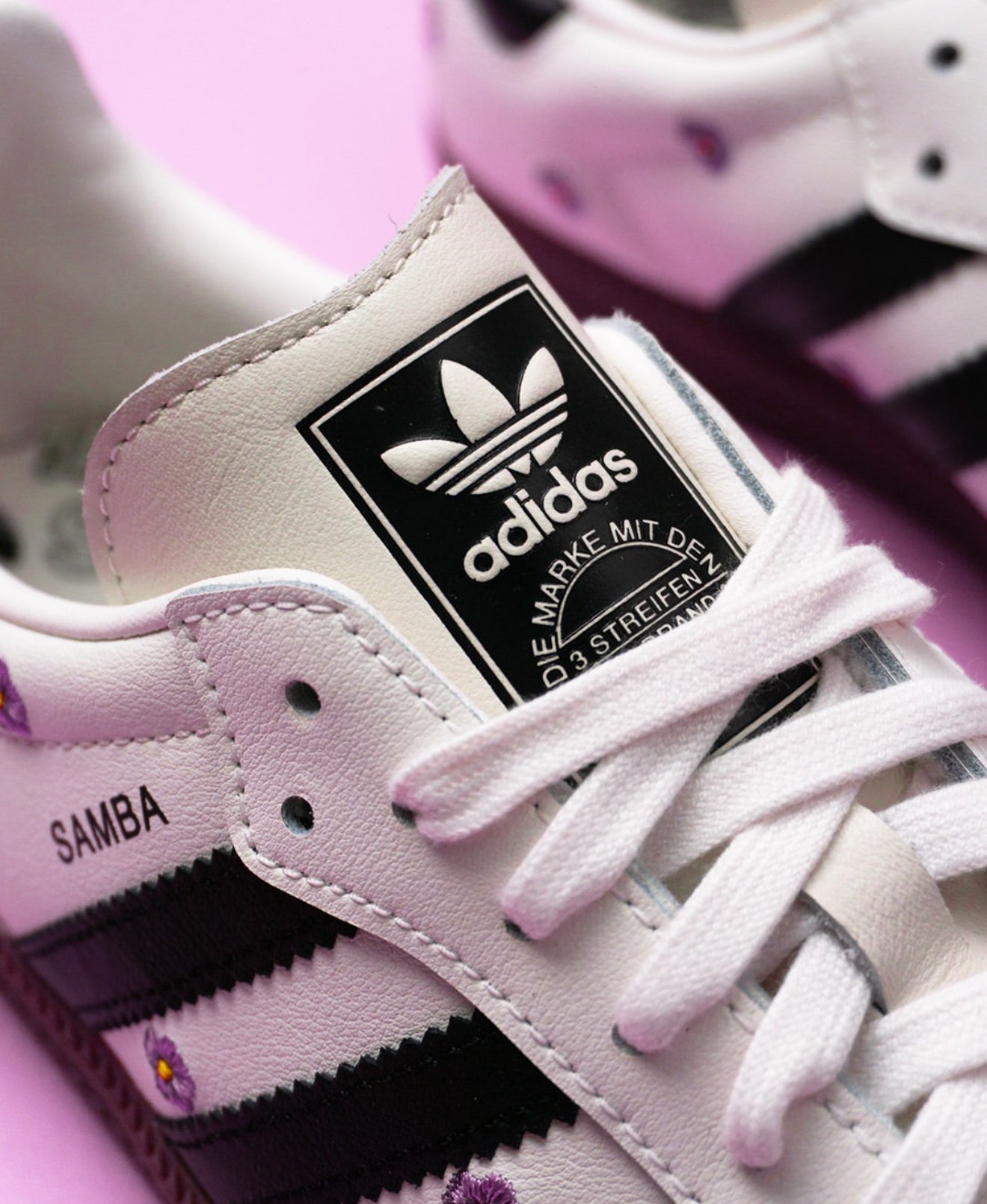 WMNs Samba Light Purple Floral