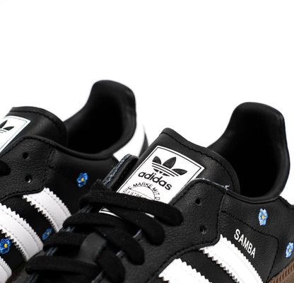 WMNs Samba Light Blue Floral Core Black
